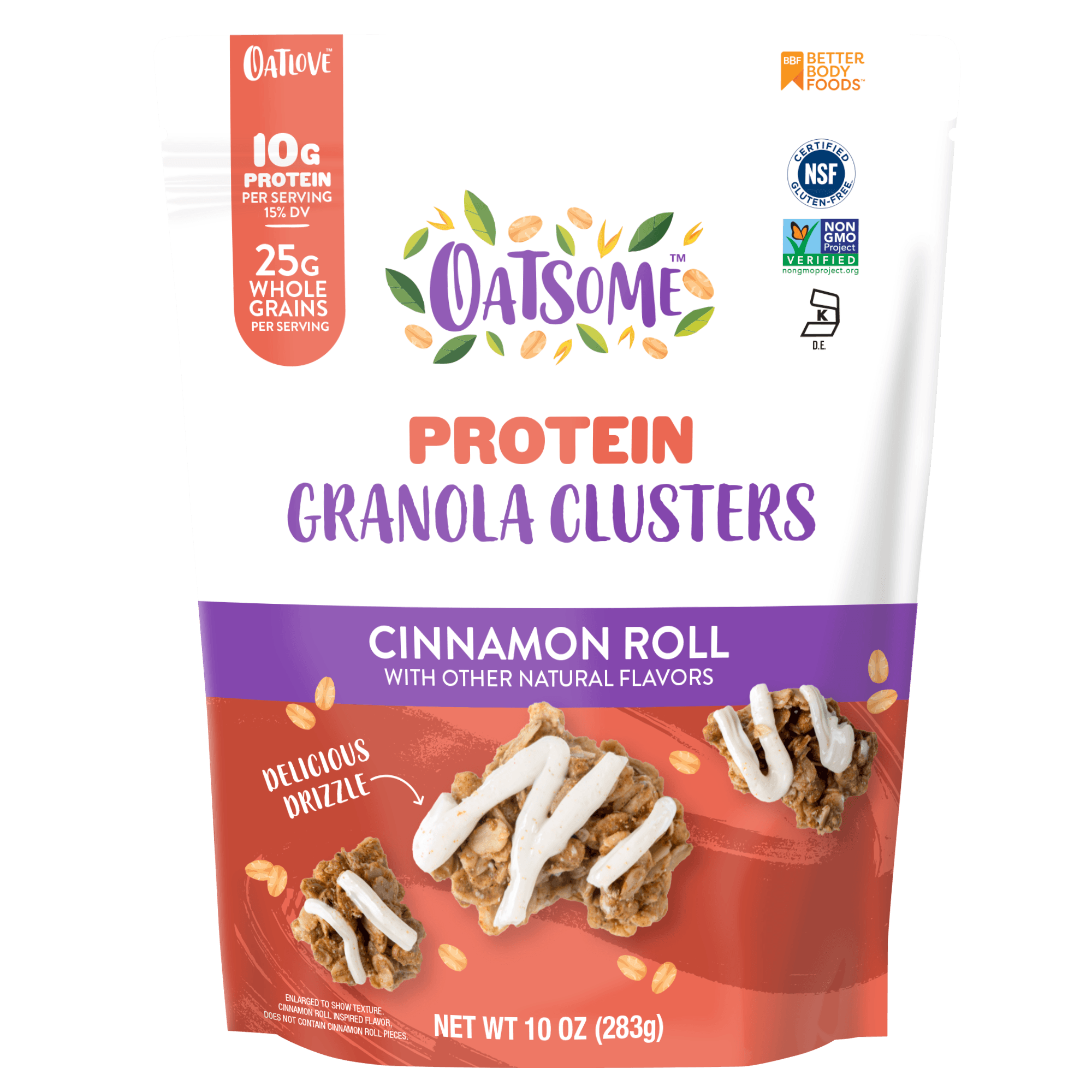Oatsome Protein Cinnamon Roll Granola Clusters