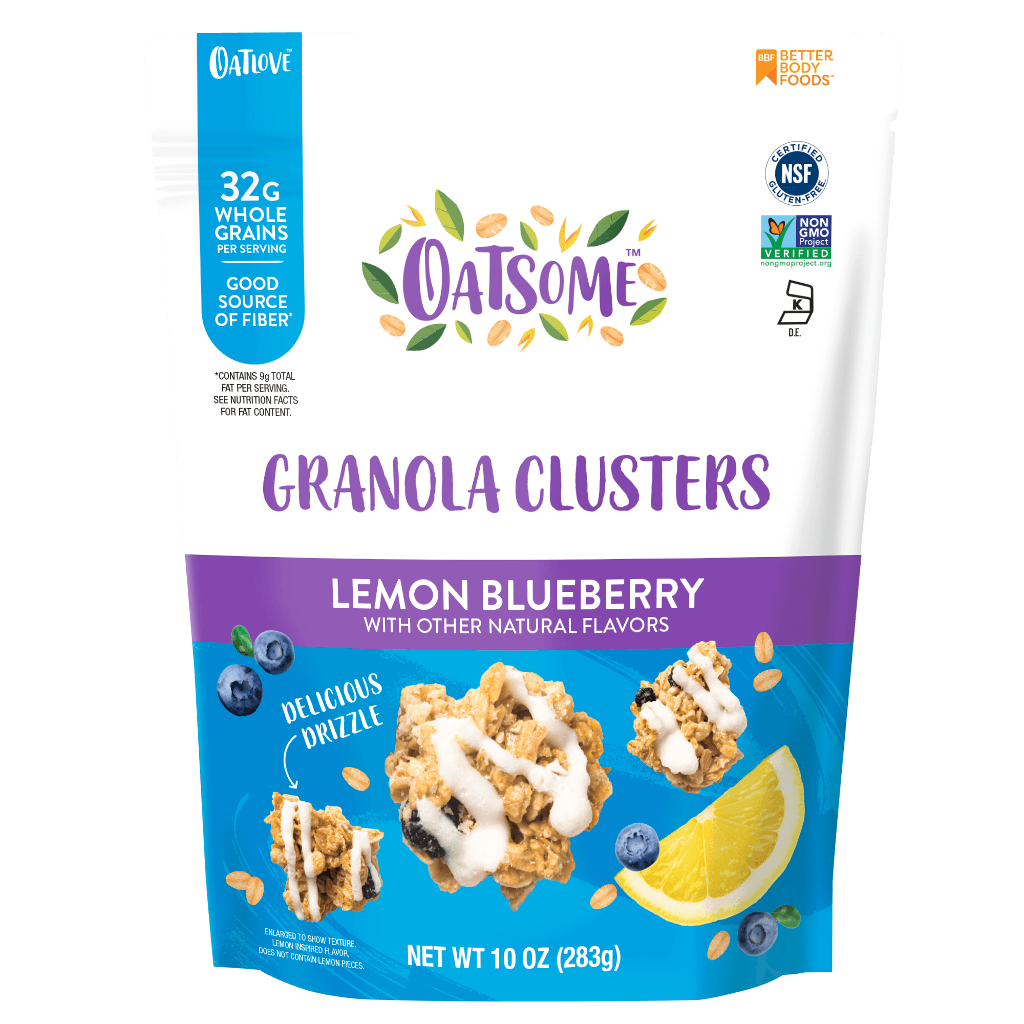 Oatsome Lemon Blueberry Granola Clusters