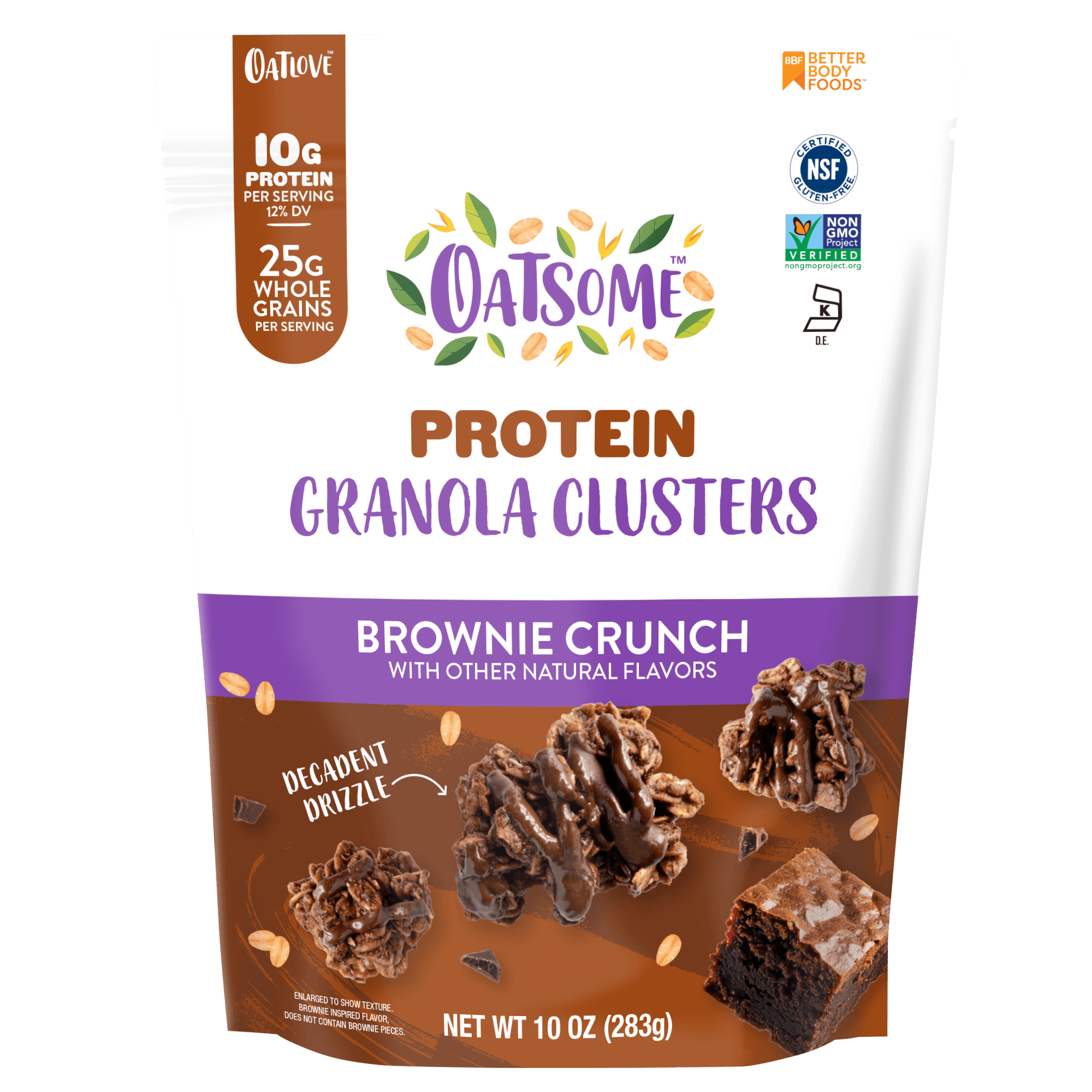 Oatsome Protein Brownie Crunch Granola Clusters
