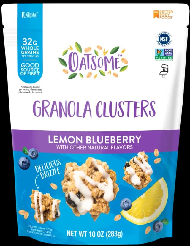 Oatsome Lemon Blueberry Granola Clusters