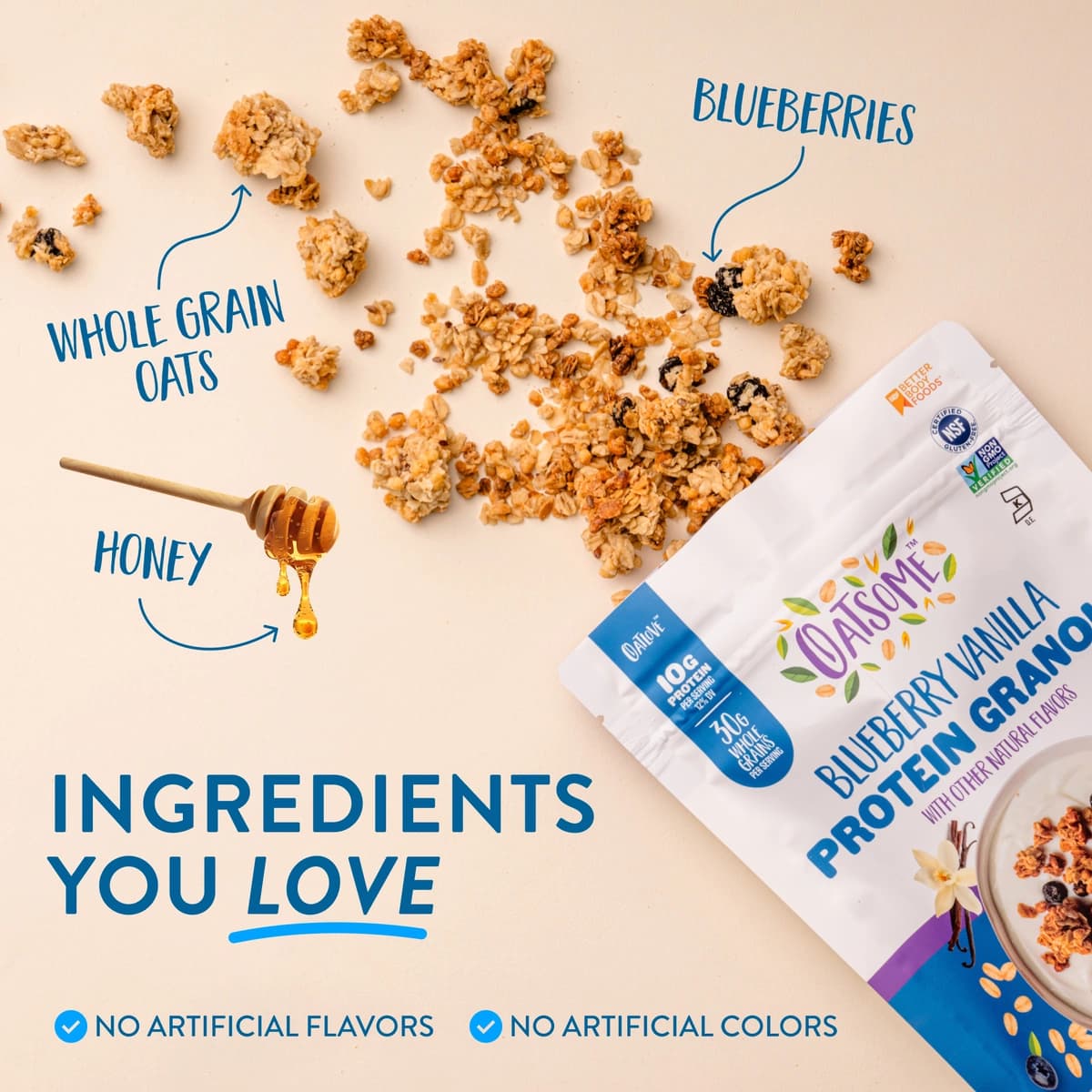 No artificial flavors, no artificial colors