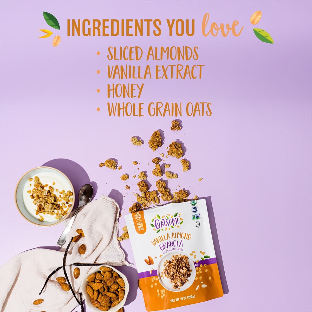 Product with almonds 