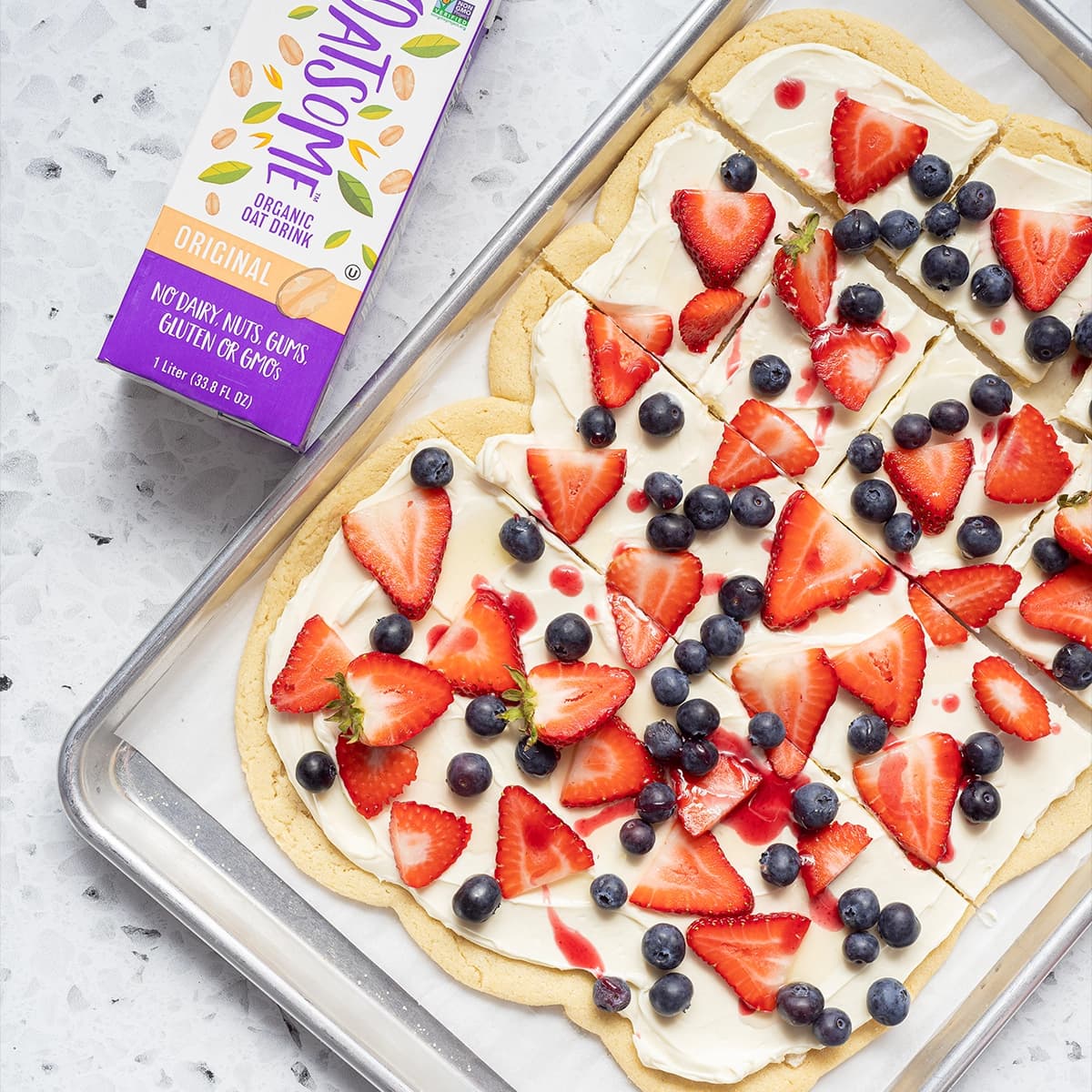 4th of July Fruit Pizza