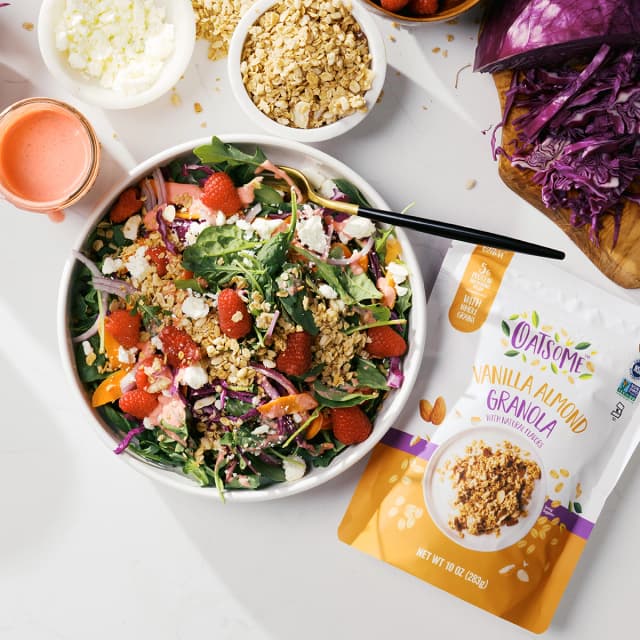Arugula Berry Granola Salad