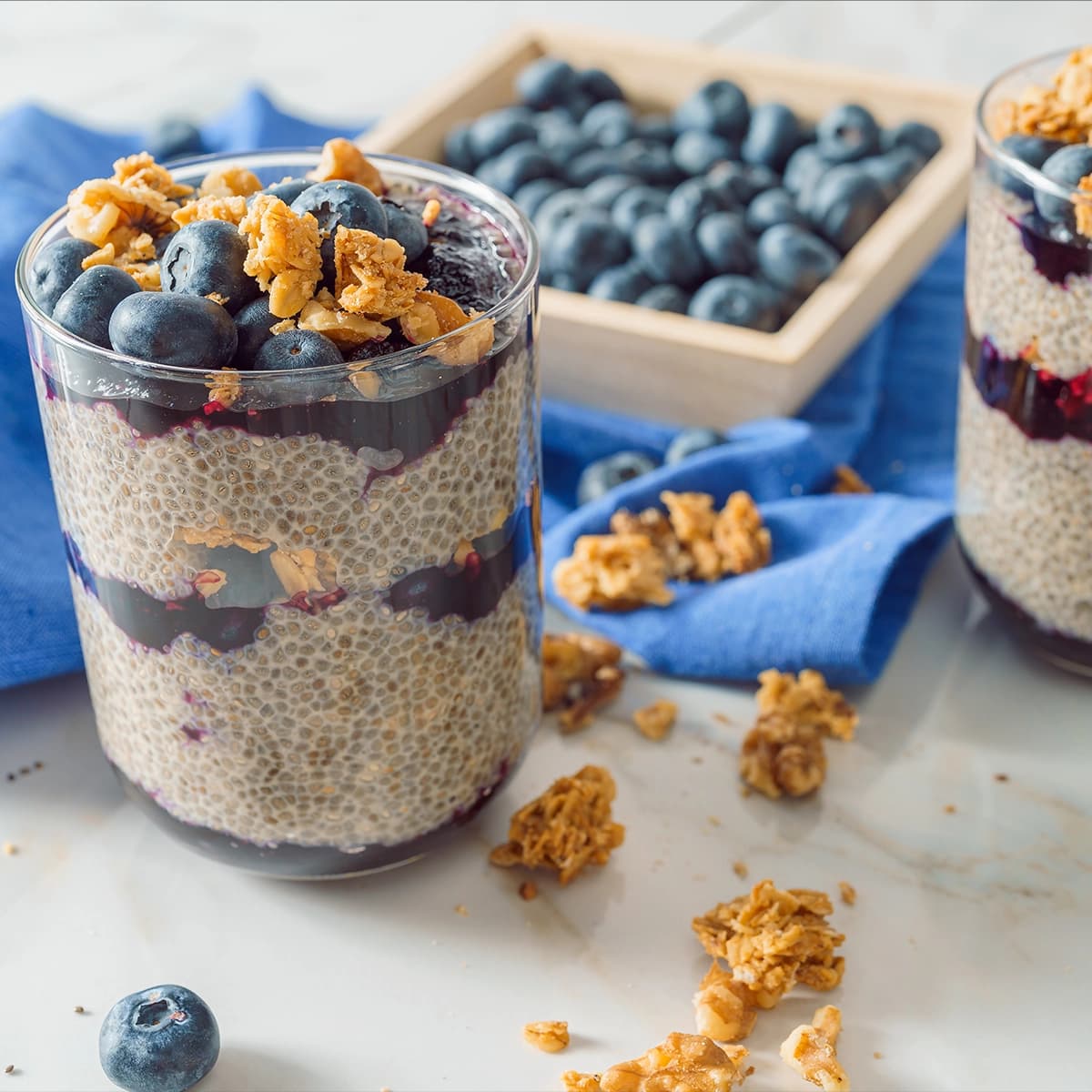 Blueberry Chia Seed Pudding