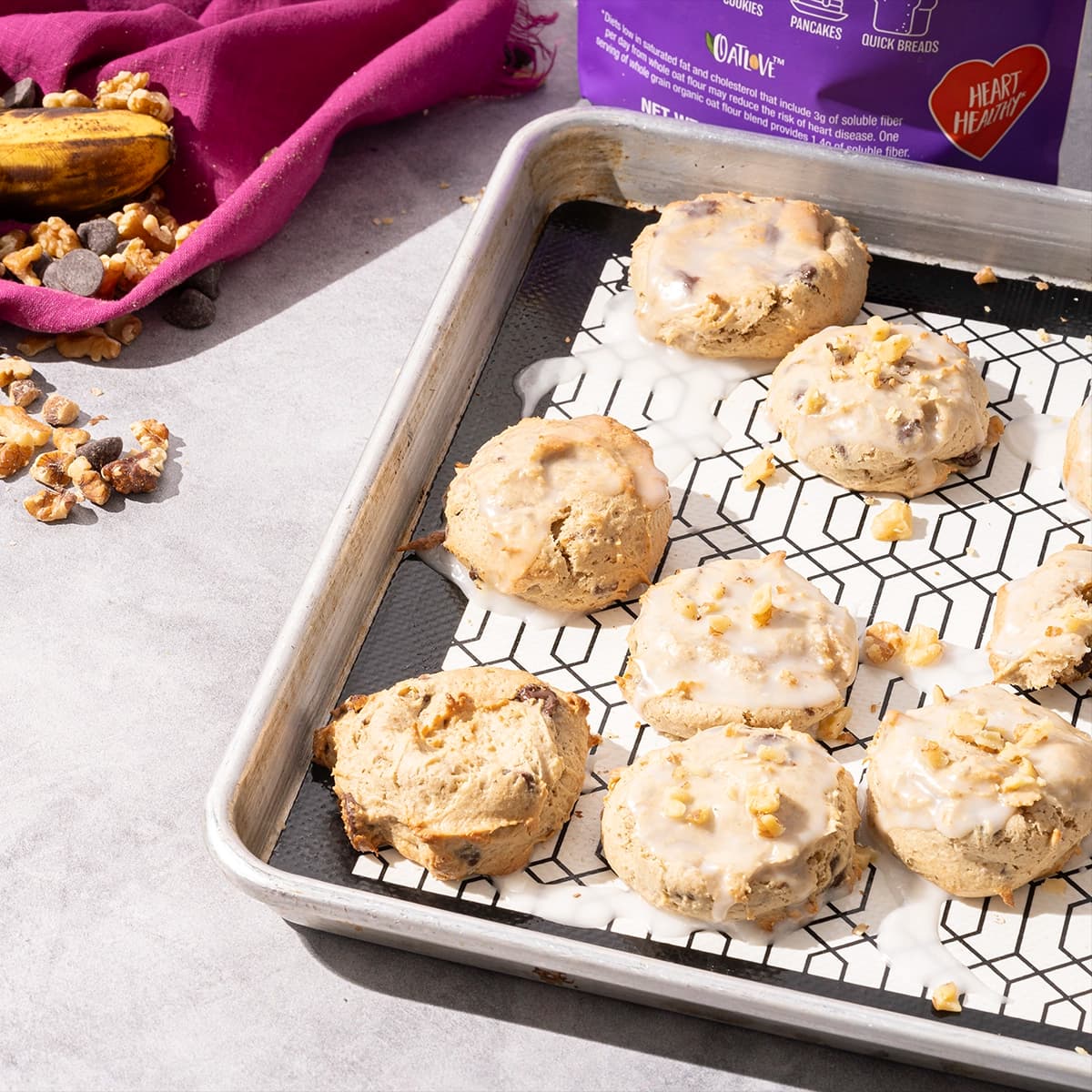 Chocolate Chip Banana Cookies
