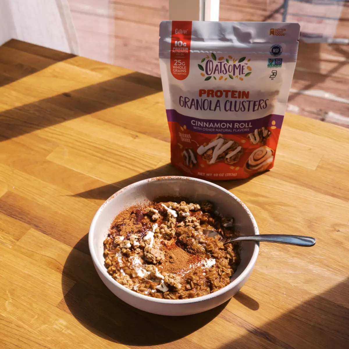 Cinnamon Granola Churro Bowl