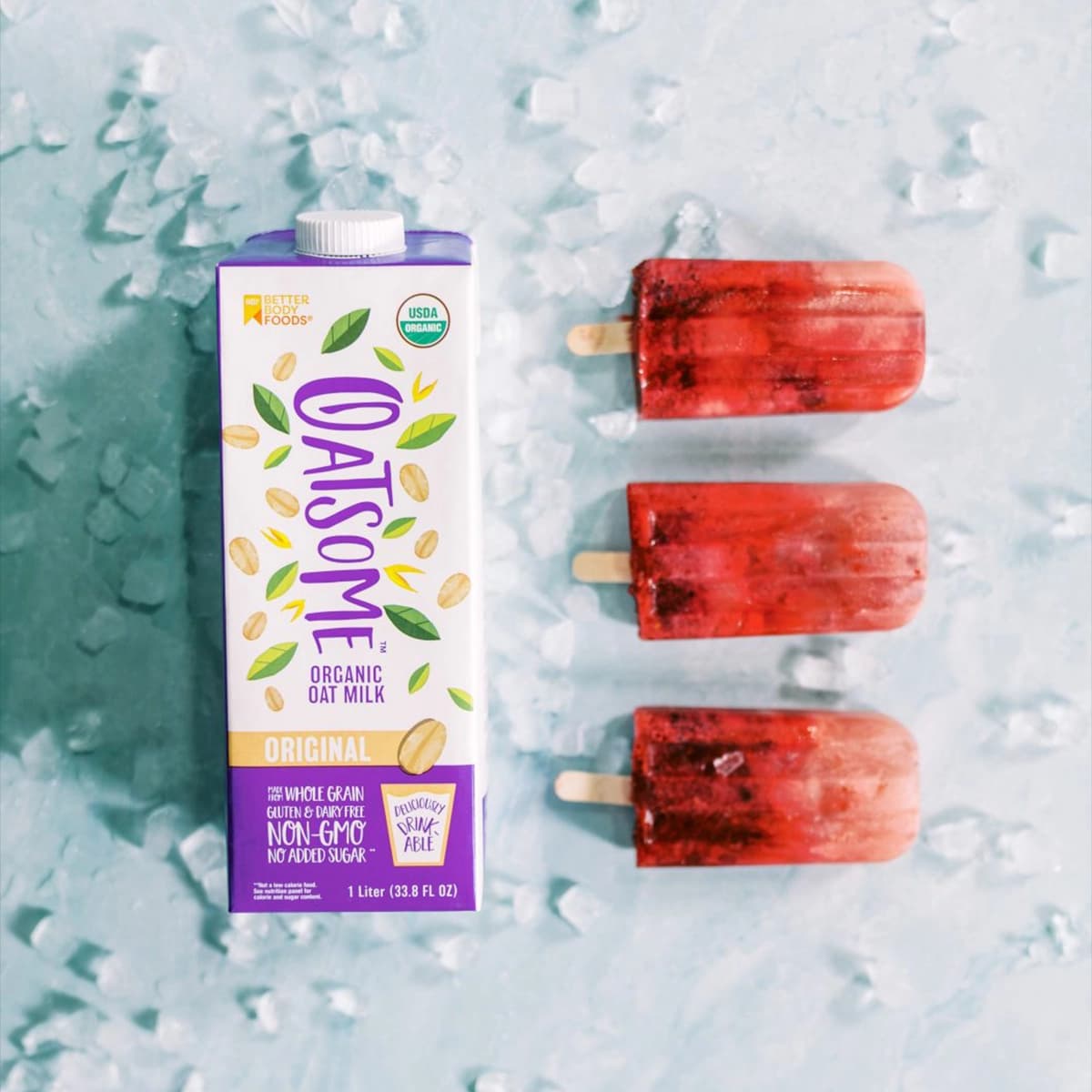 Creamy Berry Popsicles