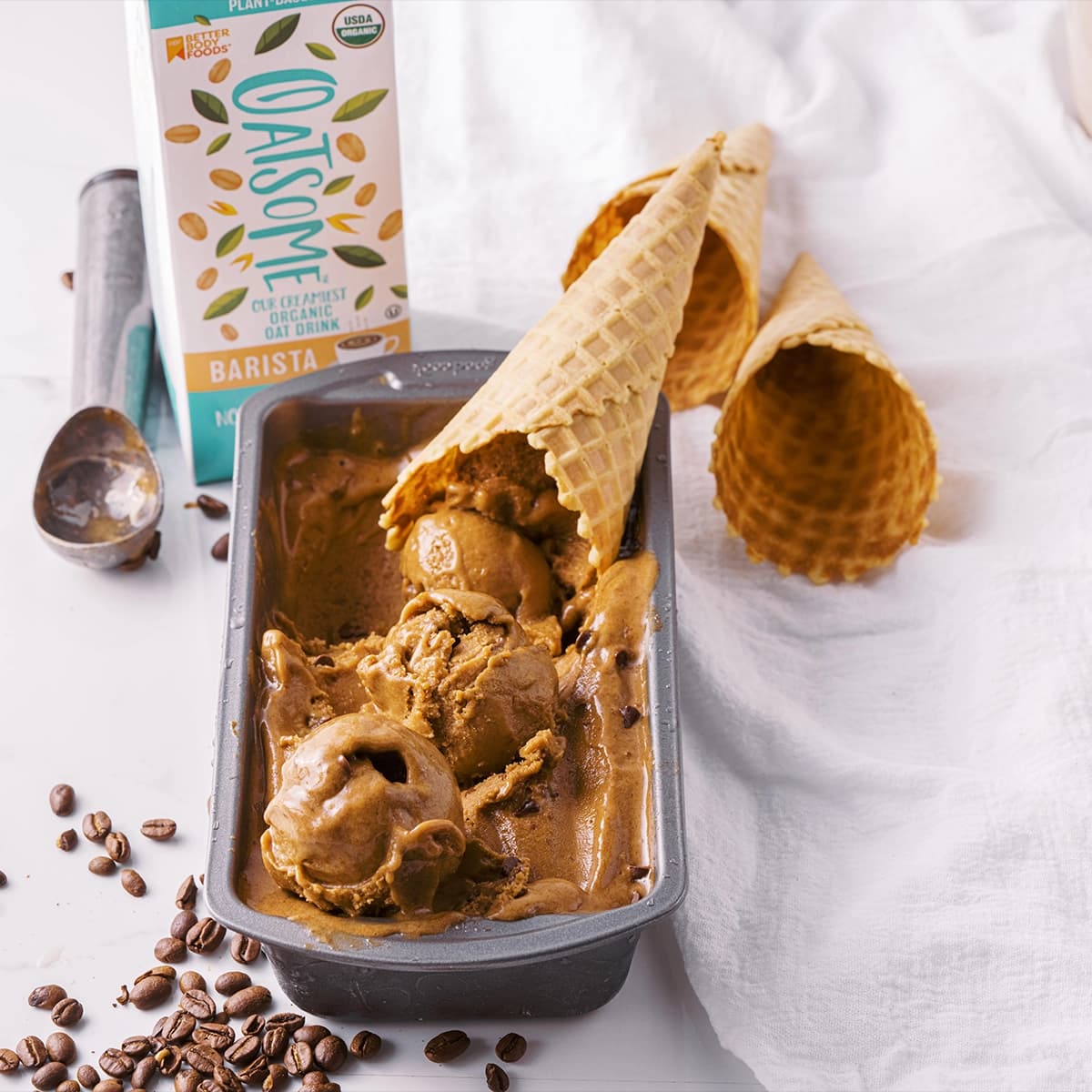 Dairy-Free Coffee Chip Nice Cream