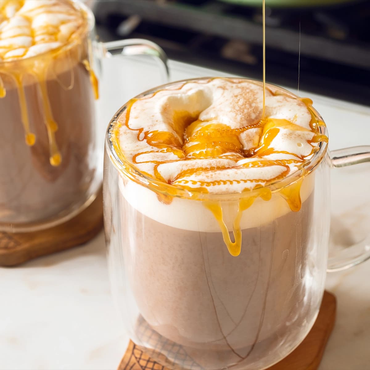 Dairy-Free Salted Caramel Hot Chocolate