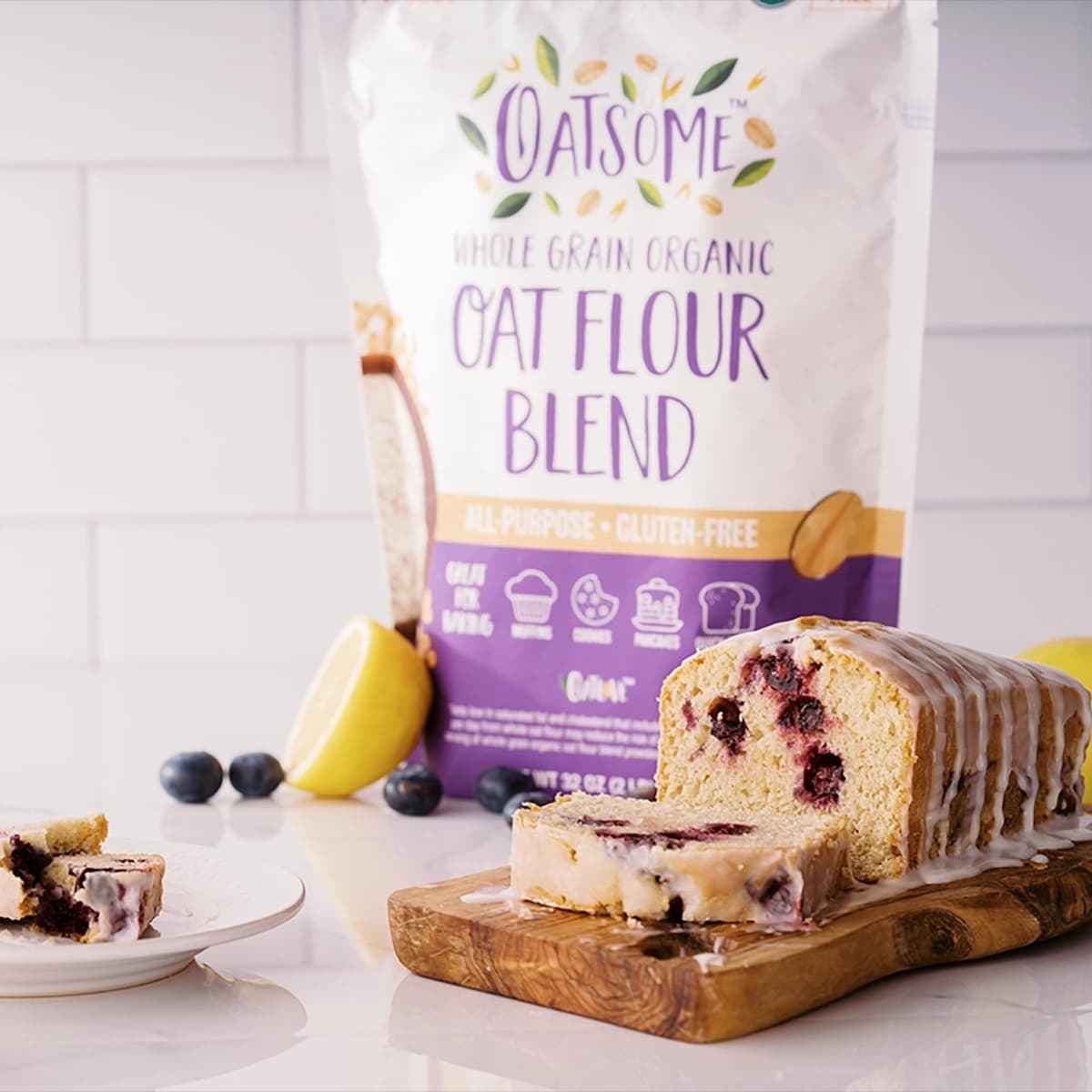 Gluten-Free Lemon Blueberry Bread