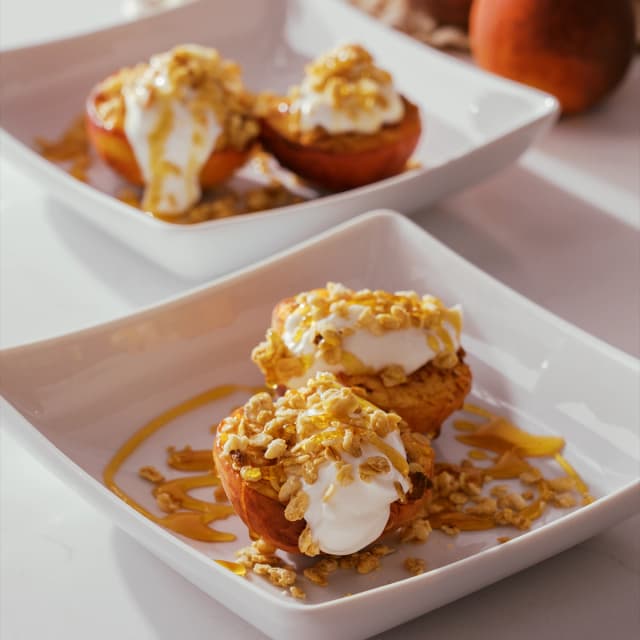Gluten-Free Peach Parfait