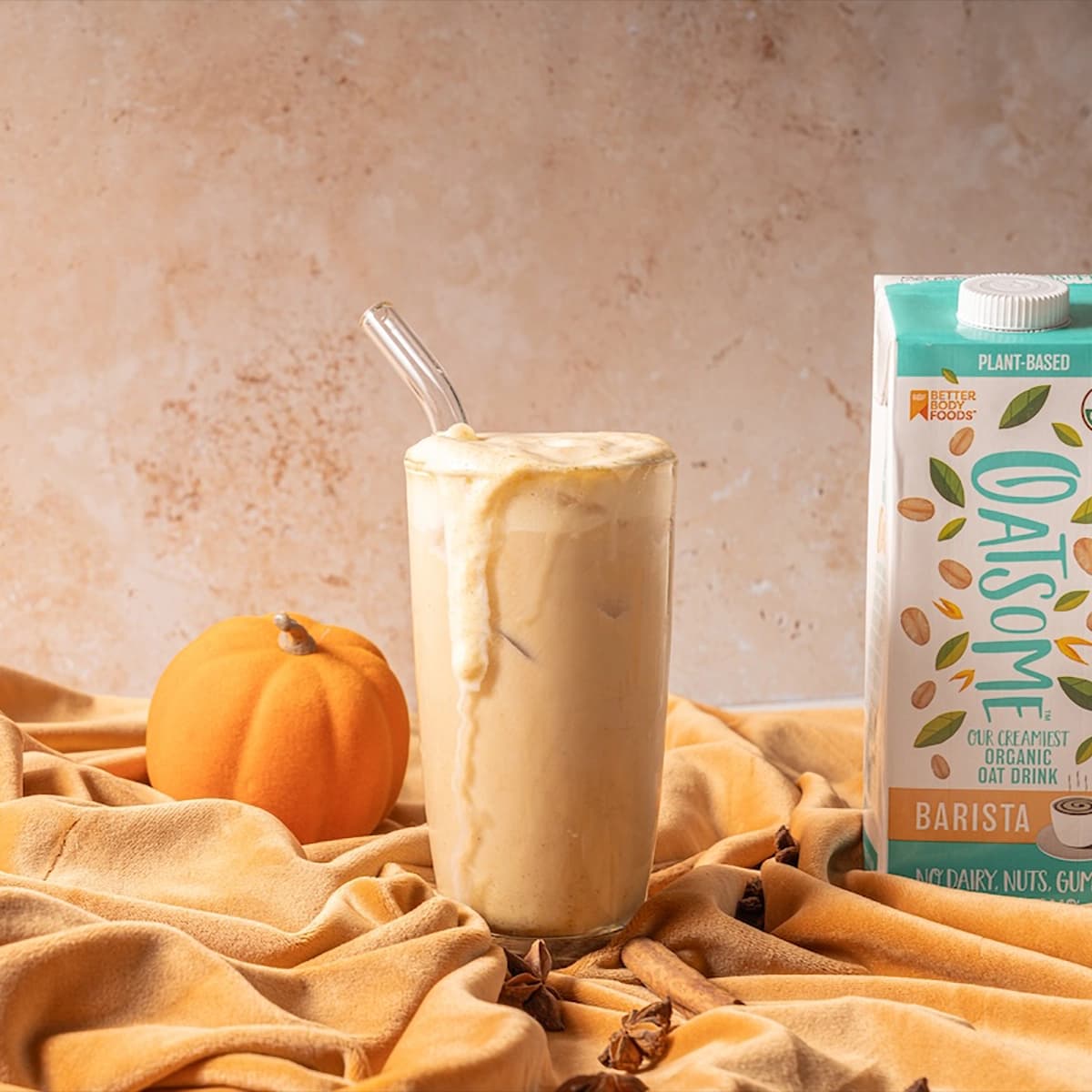 Iced Pumpkin Cream Chai Tea Latte