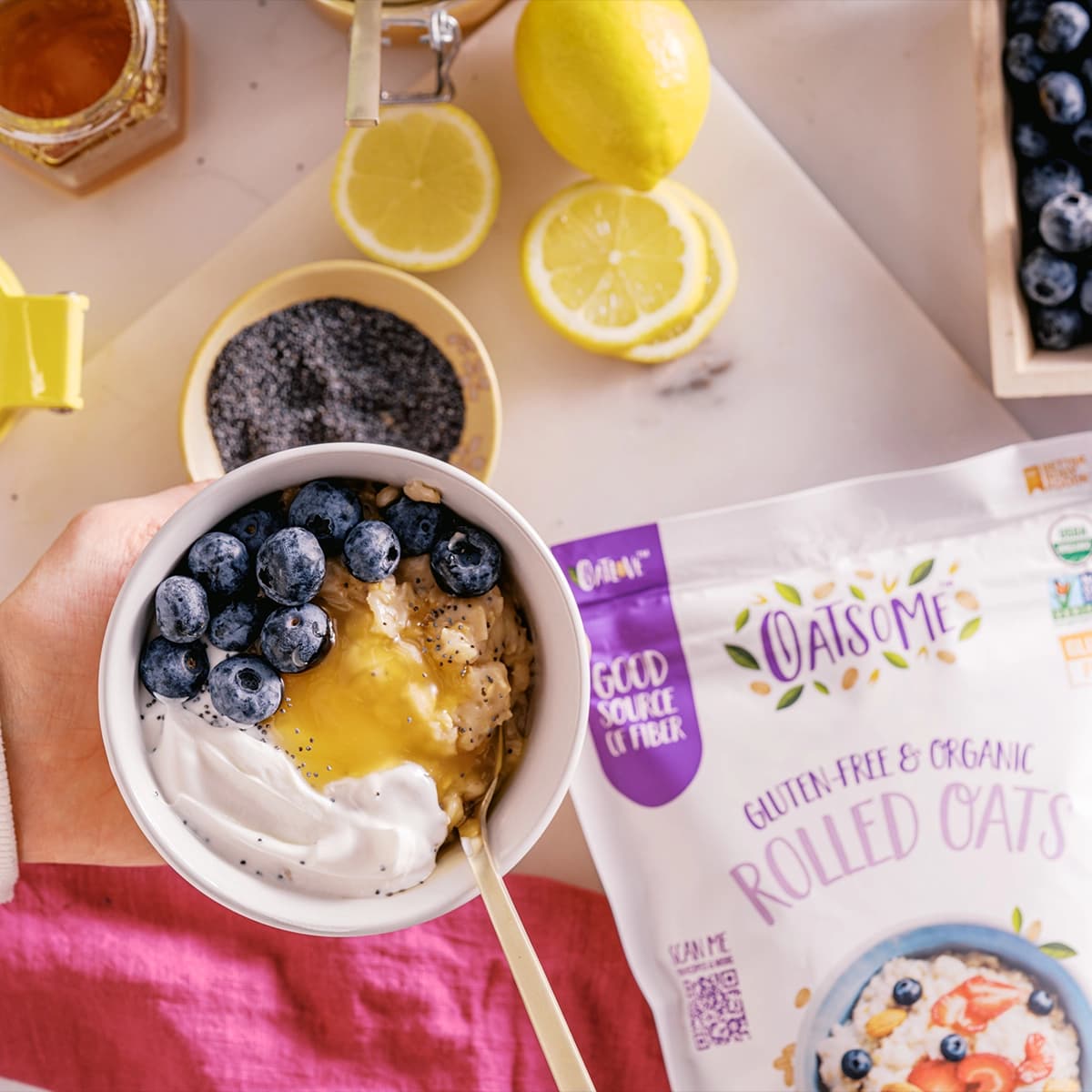 Lemon Poppyseed Oatmeal 