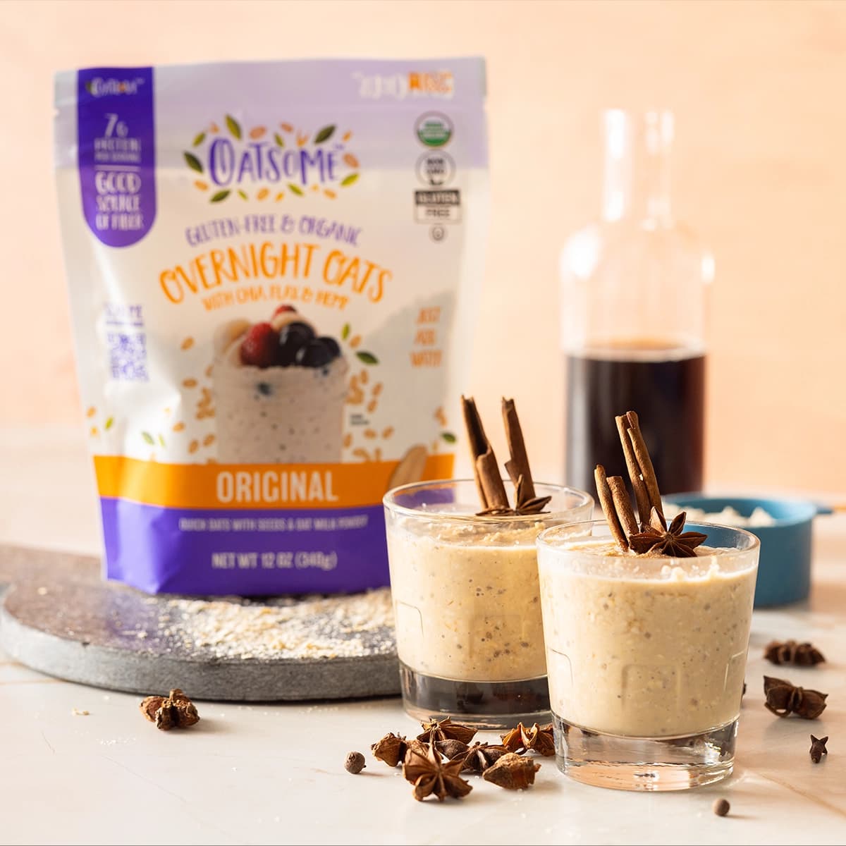 Maple Chai Latte Overnight Oats
