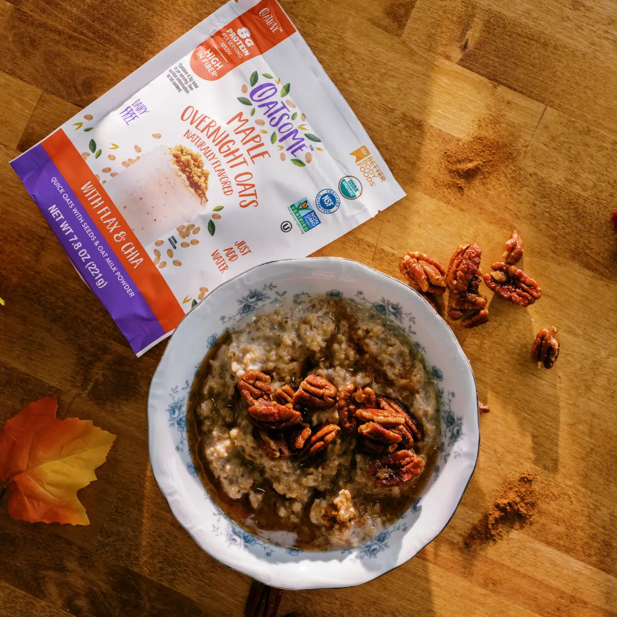 Maple Pecan Oatmeal