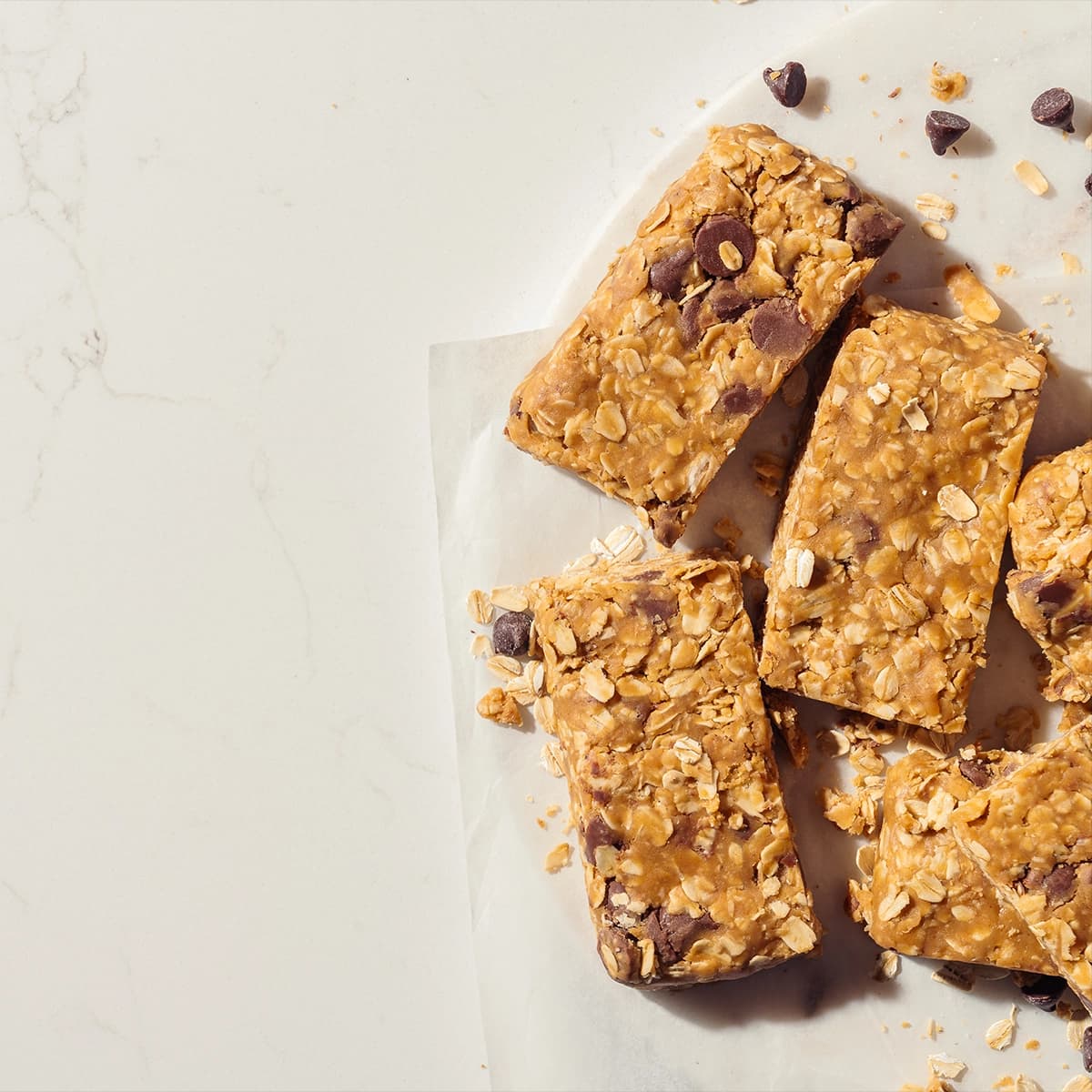 No Bake Peanut Butter Oatmeal Bars