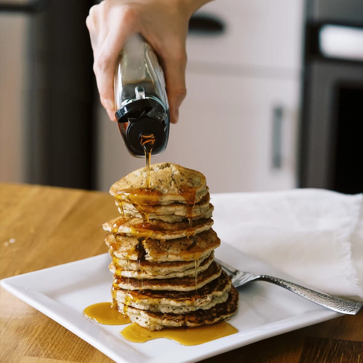 Oat Flour Pancakes
