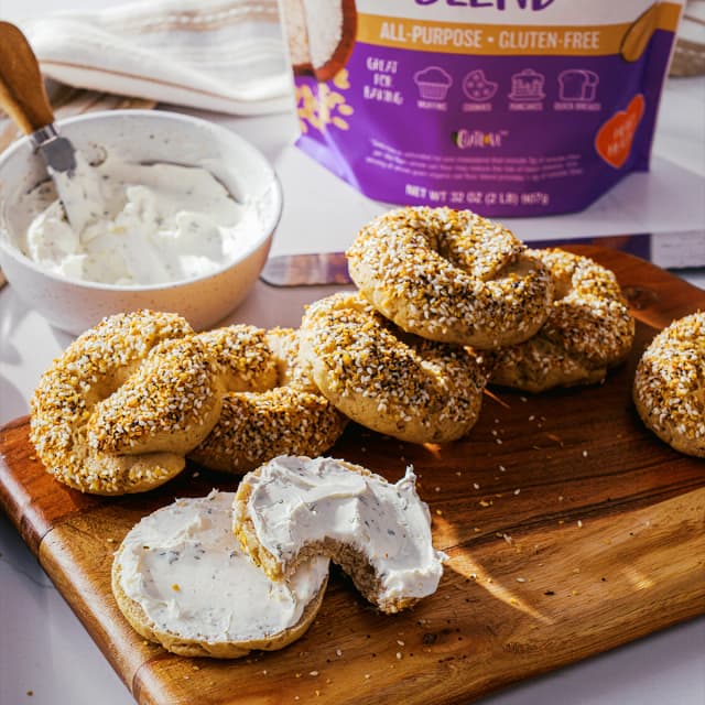 Oat Flour Yogurt Bagels