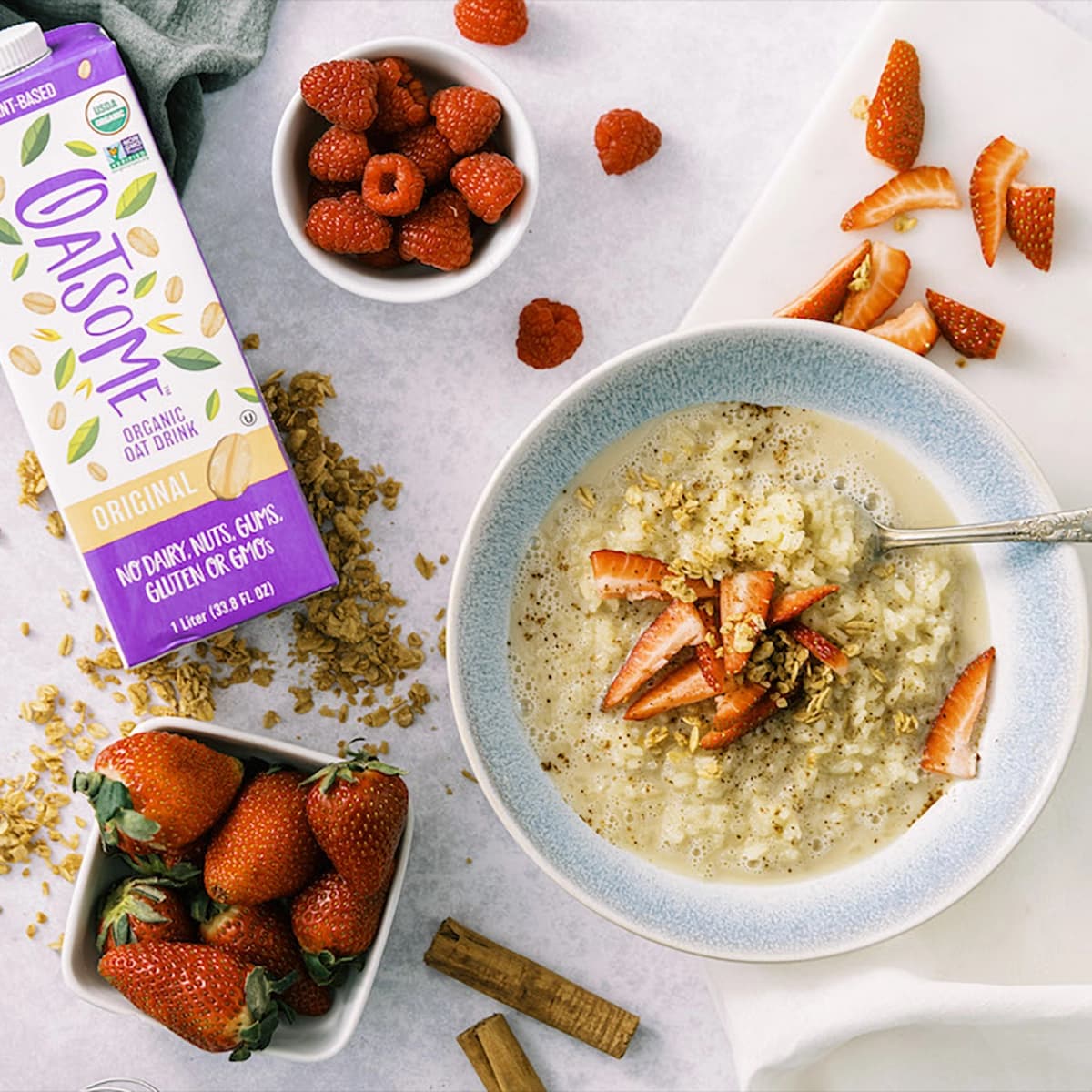Oat Milk Rice Pudding