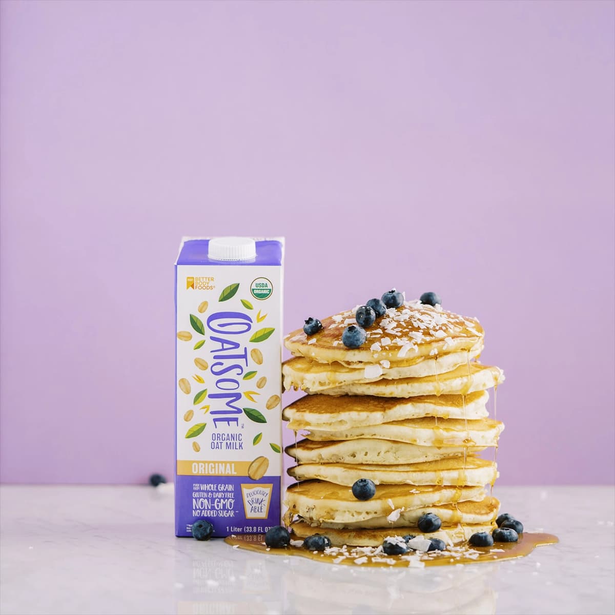 Pancakes with Oat Milk