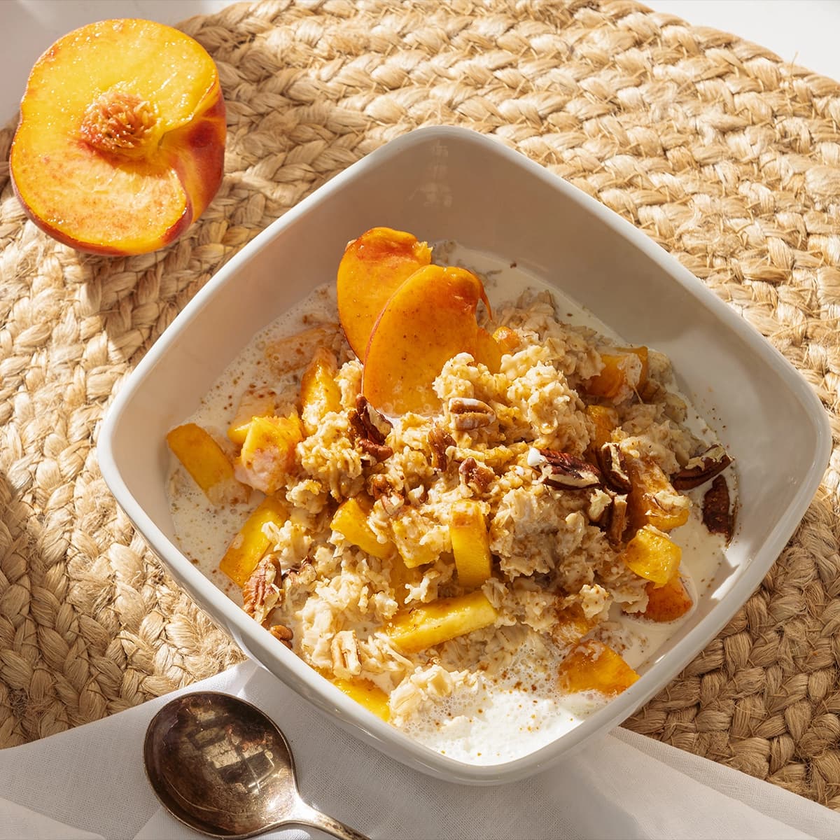 Peaches and Cream Oatmeal