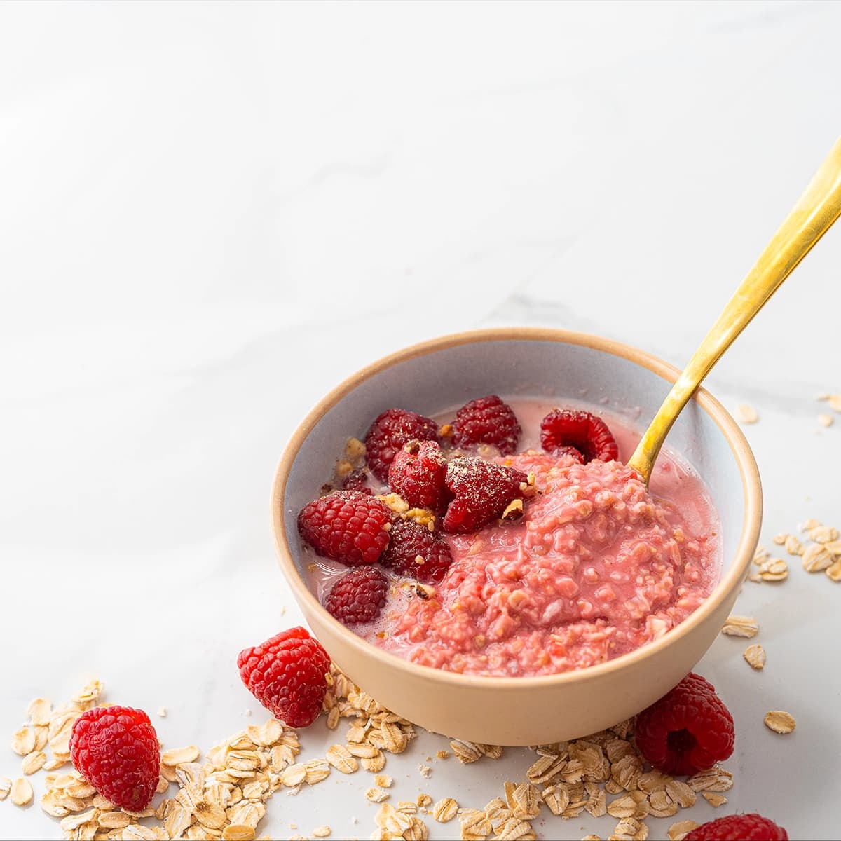Pink Raspberry Oatmeal