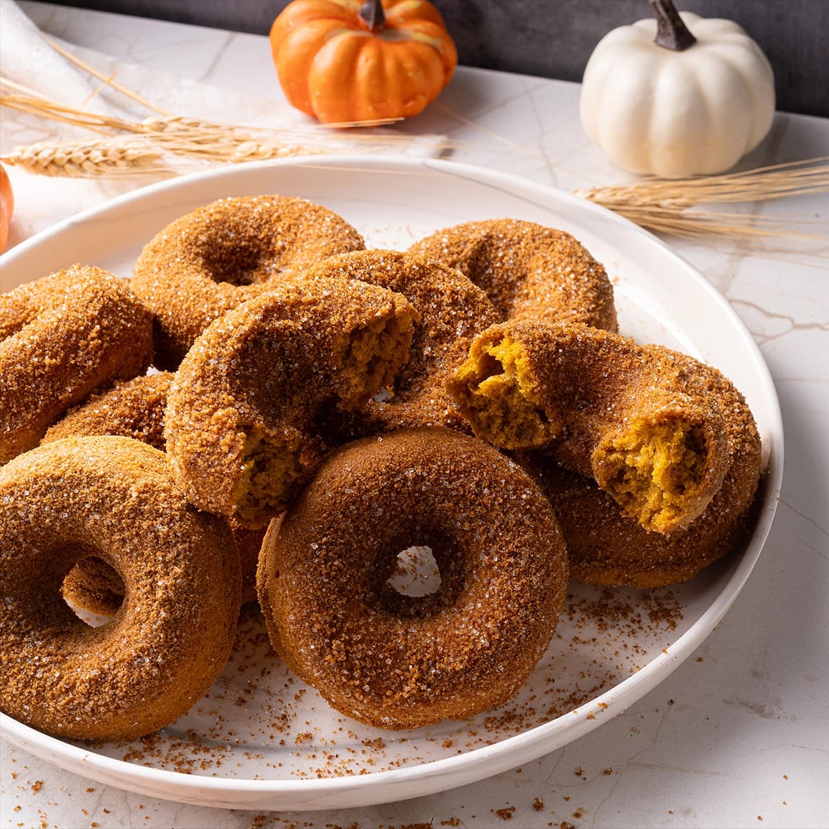 Pumpkin Spice Baked Donuts