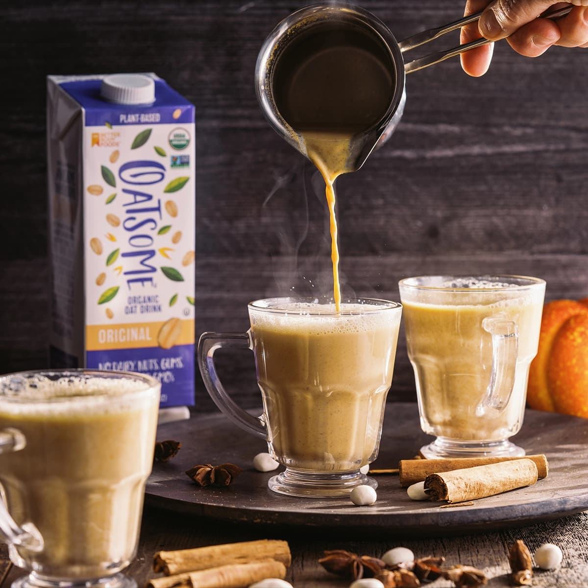 Slow-Cooker Pumpkin White Hot Chocolate