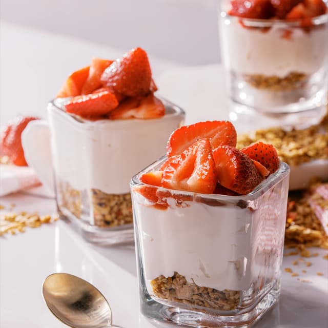 Strawberry Cheesecake Jars