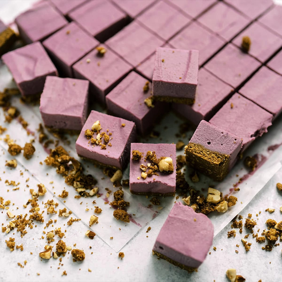 Ube Sweet Potato Bars