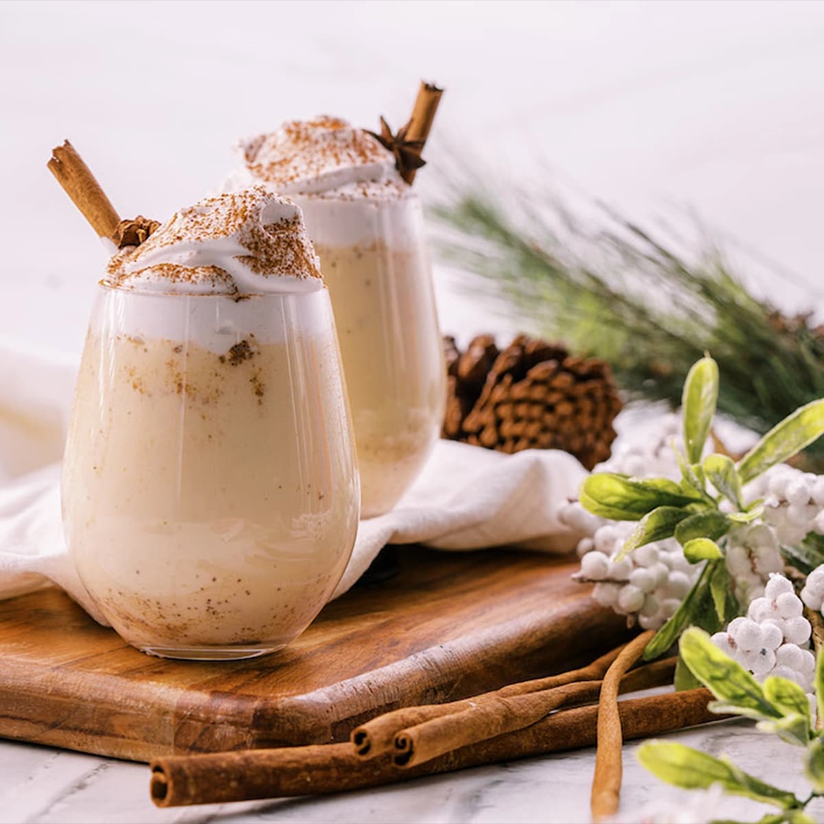 Vegan Oat Milk Eggnog