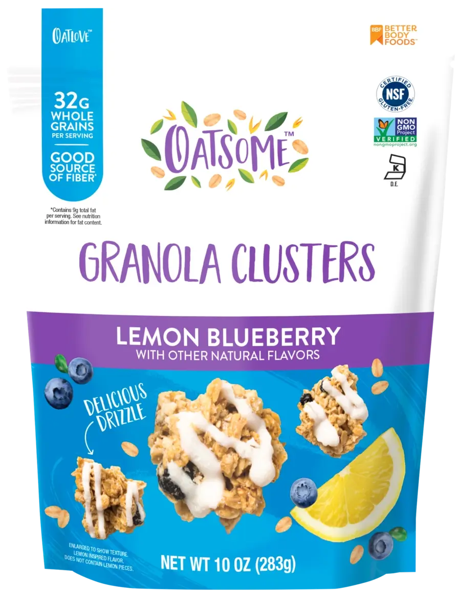 Oatsome Lemon Blueberry Granola Clusters