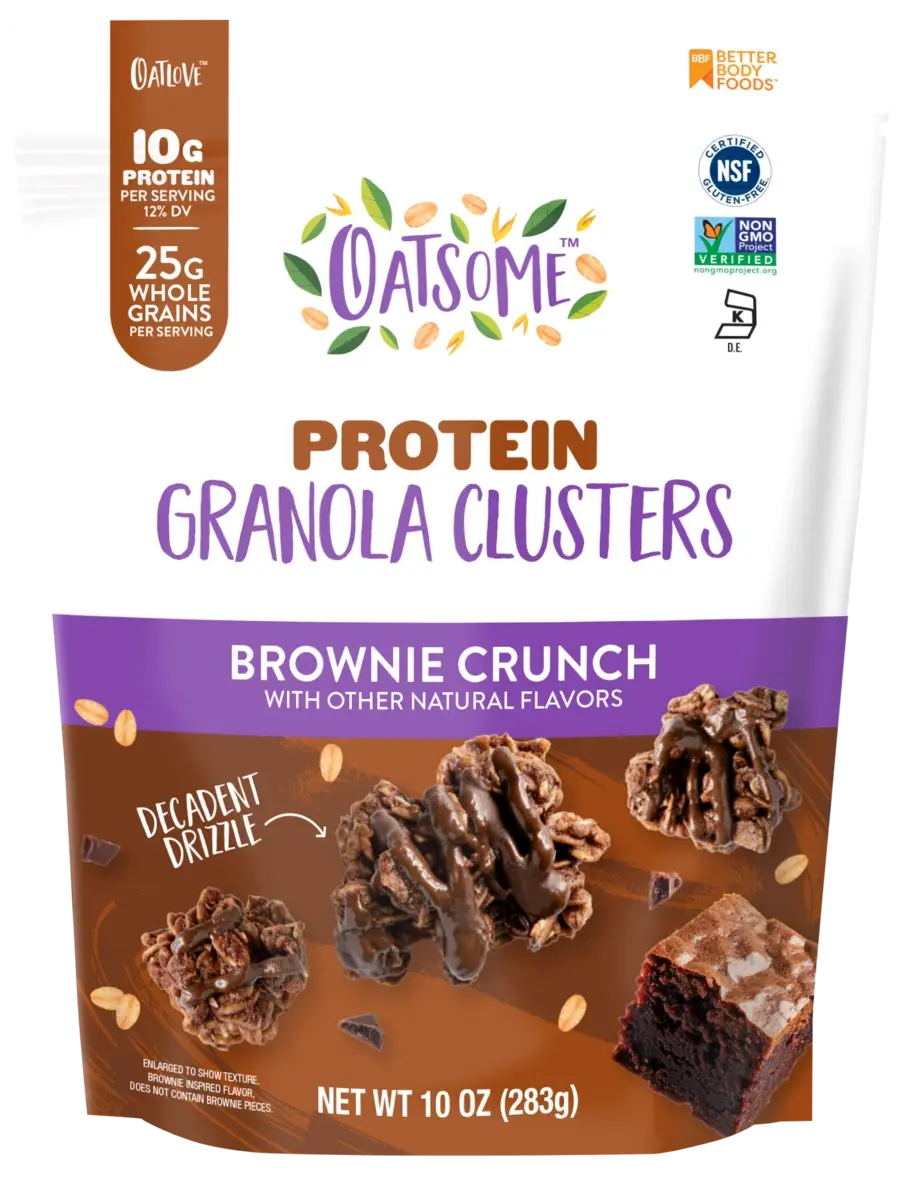 Oatsome Protein Brownie Crunch Granola Clusters