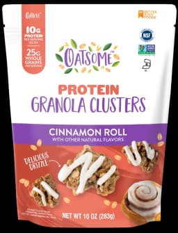 Oatsome Protein Cinnamon Roll Granola Clusters