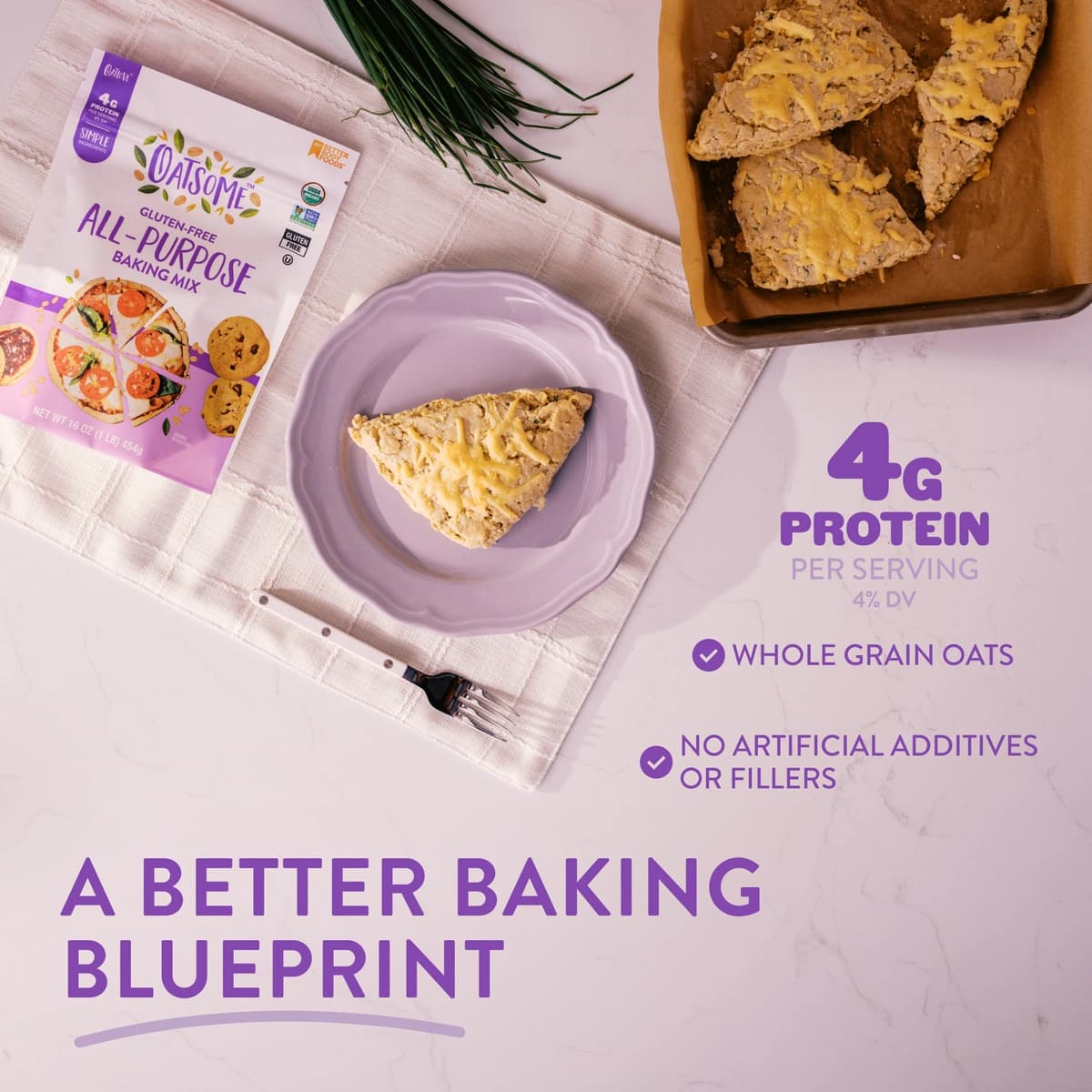 4 grams of protein per serving