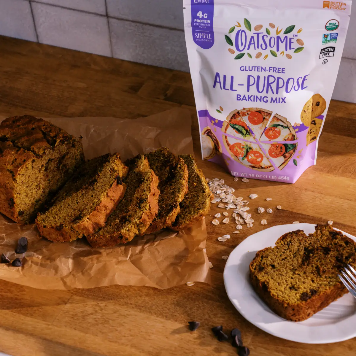 Easy Gluten-Free Chocolate Chip Pumpkin Bread